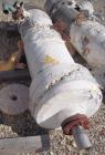 Used Doyle And Roth Shell And Tube Heat Exchanger, 98 square feet, vertical. Carbon steel shell rated 100 psi at 100 deg.f., (126) 3/4