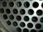 Used Doyle and Roth Shell and Tube Heat Exchanger, 98 square feet, vertical. Carbon steel shell rated 100 psi at 100 deg F, (126) 3/4