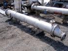 Used Doyle and Roth Shell and Tube Heat Exchanger, 247 square feet, horizontal. Hastelloy C276 tubes, tube sheets, heads and bonnets with (126) 3/4