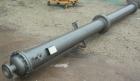Used Doyle & Roth Shell and Tube Heat Exchanger, 416 square feet, vertical. Carbon steel shell rated FV/150 psi at 
–20/350 deg F, (118) 3/4