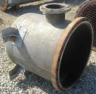Used Doyle and Roth Single Pass Shell and Tube Heat Exchanger, 969 square feet, horizontal. 316L Stainless steel shell with expansion ring rated 50 psi at –20 to 350 degrees F. (247) 1-1/4