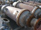 Used Doyle & Roth Shell And Tube Heat Exchanger, 491 Square Feet, Vertical. Carbon steel shell rated 150 psi at –20/350 deg.f., (502) 3/4