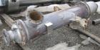 Used Doyle & Roth Shell And Tube Heat Exchanger, 123 Square Feet, Vertical. Carbon steel shell rated 150 psi at –20/350 deg.f., (126) 3/4