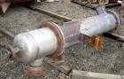 Used Doyle & Roth Shell And Tube Heat Exchanger, 123 Square Feet, Vertical. Carbon steel shell rated 150 psi at –20/350 deg.f., (126) 3/4