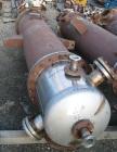 Used Doyle & Roth Shell And Tube Heat Exchanger, 342 Square Feet, Vertical. Carbon steel shell rated 75 psi at –20/400 deg.f., (187) 1'' Diameter x 7' long 317L stainless steel tubes rated FV/75 psi ...