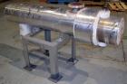 Used Doyle & Roth U Tube Shell & Tube Heat Exchanger, 27 Square Feet, Horizontal. Carbon steel shell rated 150 psi at 400 degrees F. (20) 3/4'' diameter x ' long 316 stainless steel tubes rated 150 p...