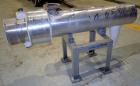 Used Doyle & Roth U Tube Shell & Tube Heat Exchanger, 27 Square Feet, Horizontal. Carbon steel shell rated 150 psi at 400 degrees F. (20) 3/4'' diameter x ' long 316 stainless steel tubes rated 150 p...