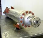 Used Doyle and Roth Single Pass Shell & Tube Heat Exchanger, 48 Square Feet, Vertical. Carbon steel shell rated 125 psi/Full Vacuum at -20 to 400 degrees F. (55) 3/4” Diameter x 54” long 316L stainle...