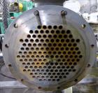 Used Doyle & Roth Shell & Tube Heat Exchanger, 238 Square Feet, Horizontal, Single pass, straight tube. 304 Stainless steel heads and tubes. Carbon steel shell. Shell and tubes rated 75 psi @ 400 deg...