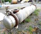 Used Doyle & Roth Shell & Tube Heat Exchanger, Approximate 169 Square Feet, Horizontal. Carbon steel shell rated 150 psi at -20 to 400 degrees F, (81) 1