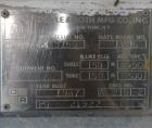 Used Doyle & Roth U Tube Shell & Tube Heat Exchanger, 100 Square Feet, Horizont