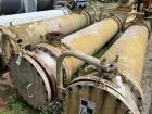 Used Doyle & Roth Shell & Tube Heat Exchanger, Horizontal. Approximate 1,115 Square Feet. Carbon steel shell rated 150 psi at -20 to 150 degrees F. (568) 304 Stainless steel 3/4