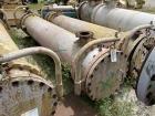 Used Doyle & Roth Shell & Tube Heat Exchanger, Horizontal. Approximate 1,115 Square Feet. Carbon steel shell rated 150 psi at -20 to 150 degrees F. (568) 304 Stainless steel 3/4