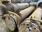 Used Doyle & Roth Shell & Tube Heat Exchanger, Horizontal. Approximate 1,115 Square Feet. Carbon steel shell rated 150 psi at -20 to 150 degrees F. (568) 304 Stainless steel 3/4