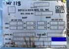Doyle and Roth Vertical Shell and Tube Heat Exchanger