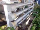 Used- Stainless Steel Enerquip Shell & Tube Heat Exchanger, Approximately 39.9 S