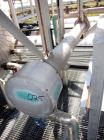 Used- Stainless Steel Horizontal Enerquip Shell & Tube Heat Exchanger, Approximately 23.5 Square Feet