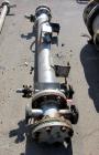 Used- Stainless Steel Horizontal Enerquip Shell & Tube Heat Exchanger, Approximately 30.9 Square Feet