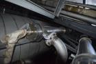 Used Enerquip Single Shell & Tube Heat Exchanger, 573 Square Feet, Model BEMV, 304L Stainless Steel, Vertical. 304L Stainless steel shell rated 150 psi at -20 to 375 degrees F. (394) 3/8