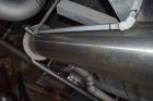 Used Enerquip Single Shell & Tube Heat Exchanger, 573 Square Feet, Model BEMV, 304L Stainless Steel, Vertical. 304L Stainless steel shell rated 150 psi at -20 to 375 degrees F. (394) 3/8