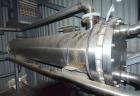 Used Enerquip U Tube Shell & Tube Heat Exchanger, Approximately 800 Square Feet, Model BEUH, Stainless Steel, Horizontal. 304L Stainless steel shell rated 150 psi at -20 to 300 degrees F. (354) 1/2