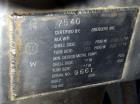 Used Enerquip U Tube Shell & Tube Heat Exchanger, Approximately 800 Square Feet, Model BEUH, Stainless Steel, Horizontal. 304L Stainless steel shell rated 150 psi at -20 to 300 degrees F. (354) 1/2