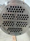 Used- Enerquip Shell & Tube Heat Exchanger, Stainless Steel, Vertical. Approximate 109 square feet. 304L Stainless steel she...