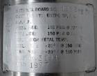 Used Enerquip Shell & Tube Heat Exchanger, Stainless Steel, Vertical. Approximate 109 square feet. 304L Stainless steel shell rated 150 psi at -20 to 375 degrees F. (104) 316L Stainless steel straigh...