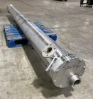 Used- Enerquip Shell & Tube Heat Exchanger, Horizontal, 304L Stainless Steel. Approximate 252 square feet. (92) 3/4