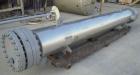 Used FES Horizontal Heat Exchanger. Approximately 250 square feet. Carbon steel shell rated 400 psi @ 500 deg F. (95) 316 stainless steel tubes 5/8'' diameter x 14'6'' long, rated 150 psi at 500 deg ...