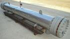 Used FES Horizontal Heat Exchanger. Approximately 250 square feet. Carbon steel shell rated 400 psi @ 500 deg F. (95) 316 stainless steel tubes 5/8'' diameter x 14'6'' long, rated 150 psi at 500 deg ...