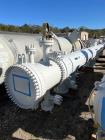 Used Fabsco Horizontal 284 sq. ft. Shell and Tube Heat Exchanger. Duplex 2205 stainless steel tubes rated 150 psi at 32 to 150 degrees F, 14' Tube length. Carbon steel head. Carbon Steel shell rated ...