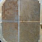 Used Gaston County Dyeing Machine Multiple Pass Shell and Tube Heat Exchanger. Approximate 4550 square feet, horizontal. 304L stainless steel shell rated 25psi/full vacuum at -20 to 250 degrees F. (1...