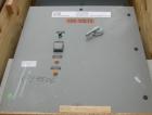 Used Gaumer Electrically Heated Circulation Heater, 225 kW, 304 Stainless Steel, Horizontal. Stainless shell rated 150 psi at 350 deg F. (12) Elements approximately 78