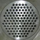 Used Graham single pass shell and tube heat exchanger, 107 square feet, horizontal. Carbon steel shell rated 75 psi at 300 deg.f., (117) 5/8