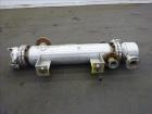 Used- Hoffman Process Shell & Tube Heat Exchanger, 4.7 Square Feet, Horizontal.