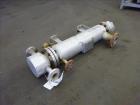 Used- Hoffman Process Shell & Tube Heat Exchanger, 4.7 Square Feet, Horizontal.