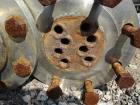 Used Hoffman Process Shell & Tube Heat Exchanger, 4.7 Square Feet, Horizontal.