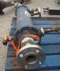 Used ITT Standard Single Pass Shell And Tube Heat Exchanger, 19 square feet, Part# 5-162-05-024-024, Horizontal. 316 stainless steel shell rated 225 psi at 450 deg.f., and –20 deg.f. at 225 psi. (80)...