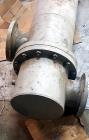 Used ITT Shell & Tube Heat Exchanger, Approximate 260 Square Feet, Horizontal. 316 Stainless steel shell rated 75 psi at -20 to 300 degrees F, (121) 3/4
