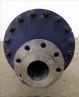 Used ITT Industries Shell & Tube Heat Exchanger, Approximate 124 Square Feet, Horizontal. Carbon steel shell rated 100 psi at -20 to 375 degrees F. (200) 3/8