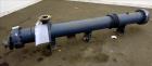 Used ITT Industries Shell & Tube Heat Exchanger, Approximate 124 Square Feet, Horizontal. Carbon steel shell rated 100 psi at -20 to 375 degrees F. (200) 3/8