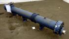 Used ITT Industries Shell & Tube Heat Exchanger, Approximate 124 Square Feet, Horizontal. Carbon steel shell rated 100 psi at -20 to 375 degrees F. (200) 3/8