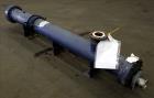 Used ITT Industries Shell & Tube Heat Exchanger, Approximate 124 Square Feet, Horizontal. Carbon steel shell rated 100 psi at -20 to 375 degrees F. (200) 3/8