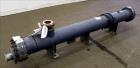 Used ITT Industries Shell & Tube Heat Exchanger, Approximate 124 Square Feet, Horizontal. Carbon steel shell rated 100 psi at -20 to 375 degrees F. (200) 3/8