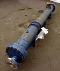Used ITT Industries Shell & Tube Heat Exchanger, Approximate 124 Square Feet, Horizontal. Carbon steel shell rated 100 psi at -20 to 375 degrees F. (200) 3/8