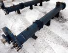 Used ITT Industries Shell & Tube Heat Exchanger, Approximate 124 Square Feet, Horizontal. Carbon steel shell rated 100 psi at -20 to 375 degrees F. (200) 3/8