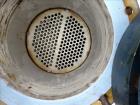 Used ITT Industries Shell & Tube Heat Exchanger, Approximate 124 Square Feet, Horizontal. Carbon steel shell rated 100 psi at -20 to 375 degrees F. (200) 3/8
