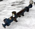Used ITT Industries Shell & Tube Heat Exchanger, Approximate 124 Square Feet, Horizontal. Carbon steel shell rated 100 psi at -20 to 375 degrees F. (200) 3/8