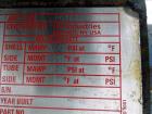 Used ITT Industries Shell & Tube Heat Exchanger, Approximate 124 Square Feet, Horizontal. Carbon steel shell rated 100 psi at -20 to 375 degrees F. (200) 3/8